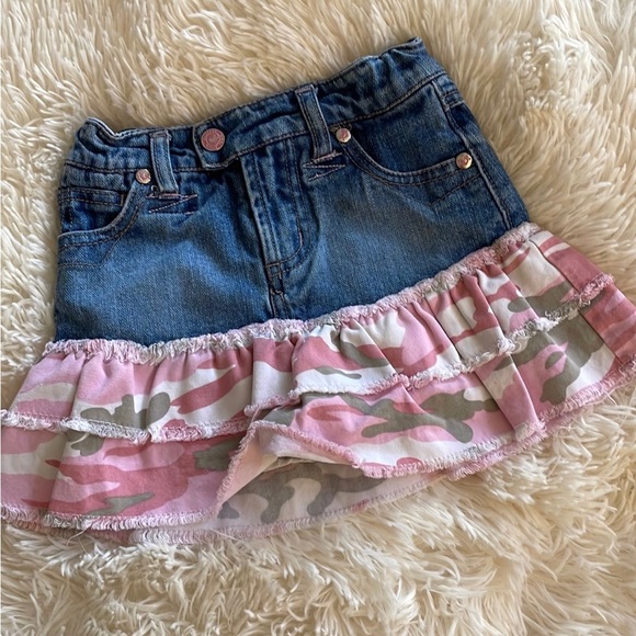 Ruffled Denim Skirts - Picture 2 of 7